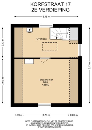 Floorplan - Korfstraat 17, 1433 DE Kudelstaart